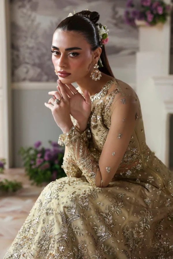 Pista green lehenga choli