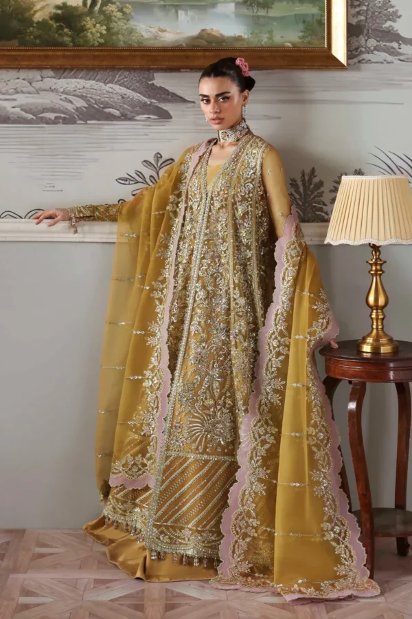 Yellow Lehenga handmade custom dress - View 3